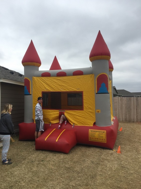 White Bounce House Rental In Tulsa