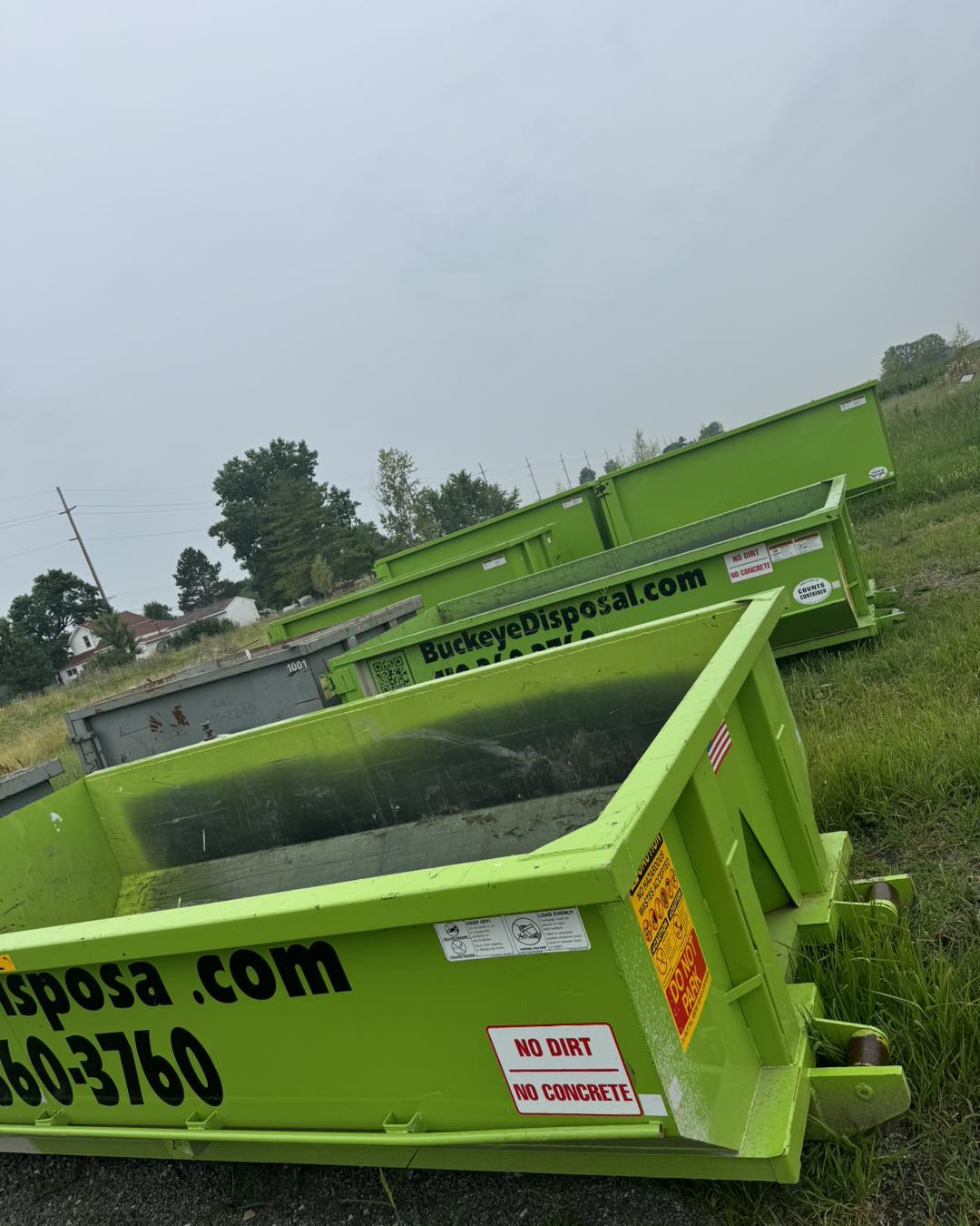 Construction Dumpster Rental in Toledo OH