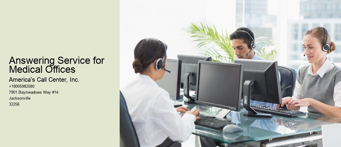Answering Service for Medical Offices