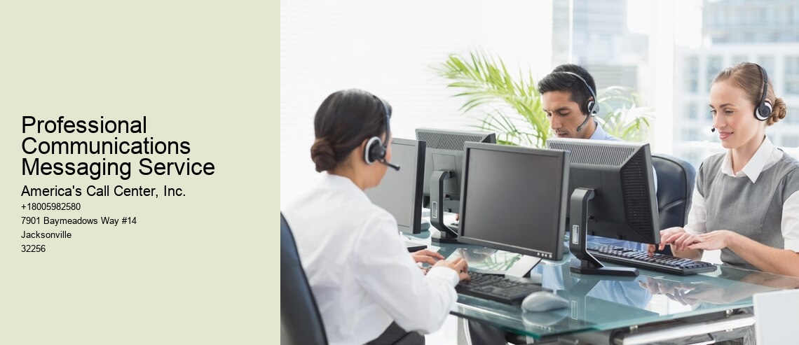 Professional Communications Messaging Service