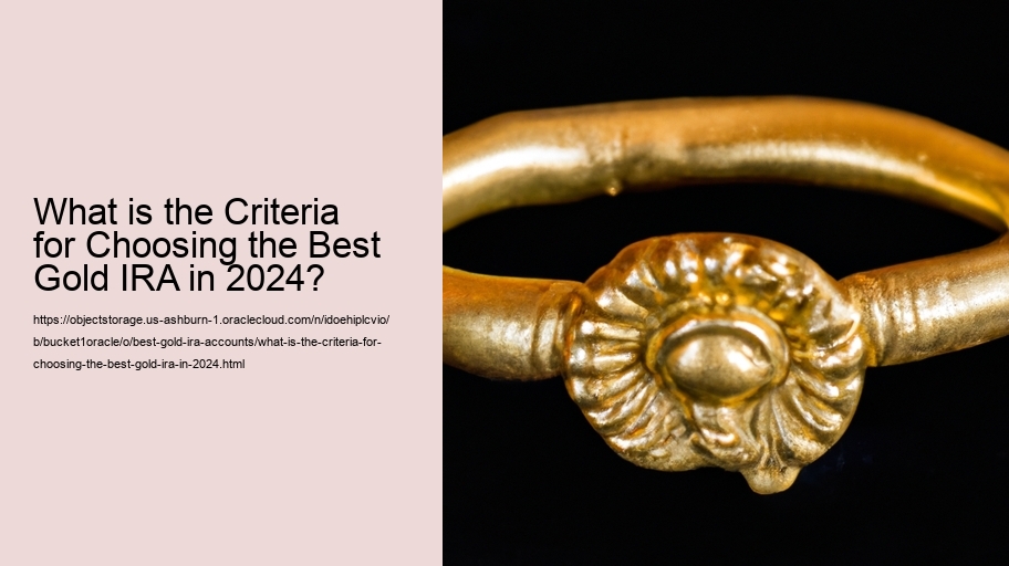 What is the Criteria for Choosing the Best Gold IRA in 2024? 
