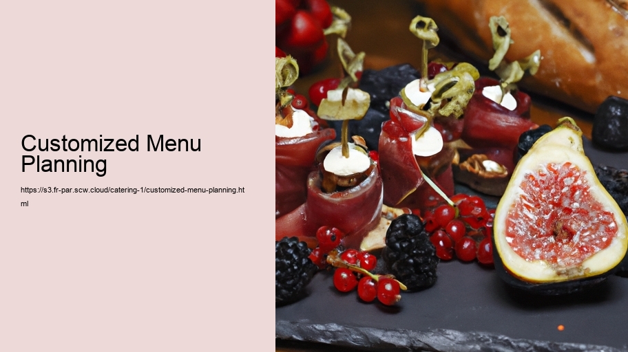 Customized Menu Planning