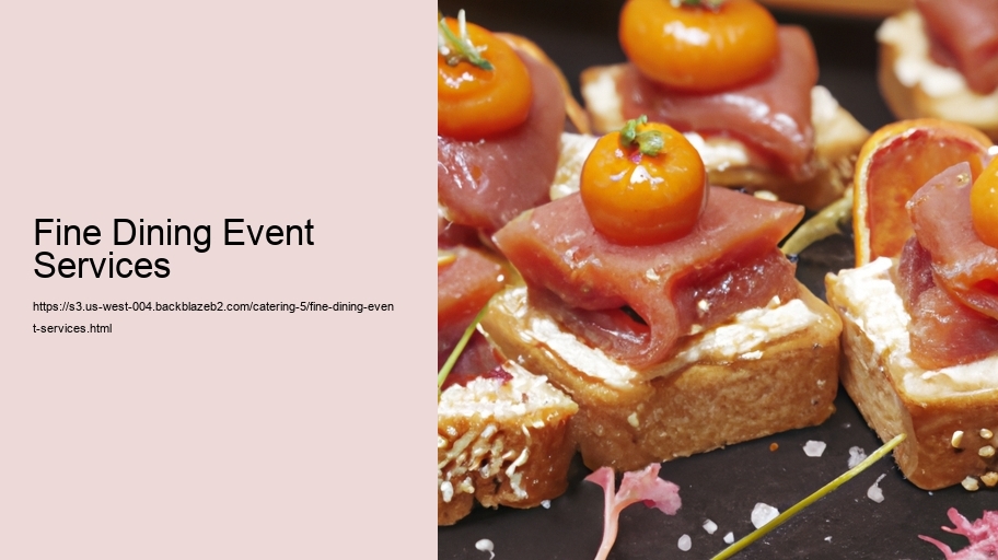 Fine Dining Event Services