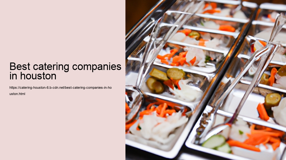 best catering companies in houston