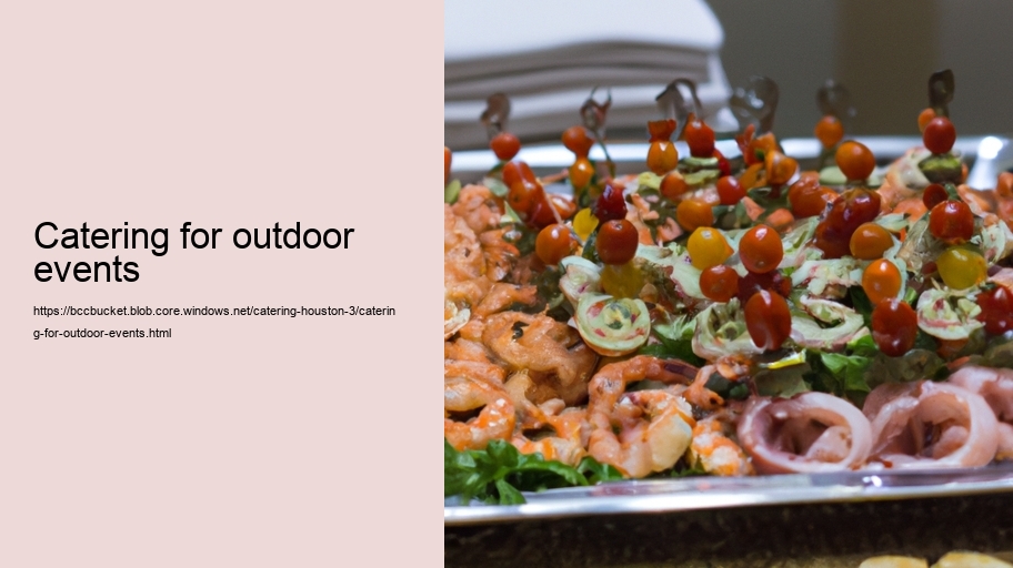 catering for outdoor events