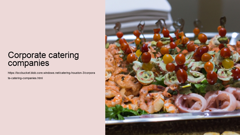 corporate catering companies