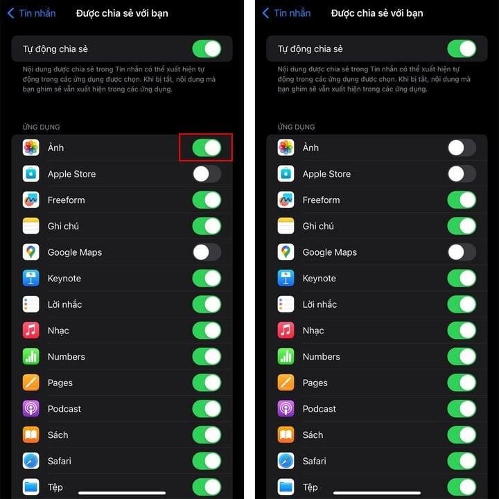 Cách chặn lưu ảnh từ iMessage vào album iPhone - 2