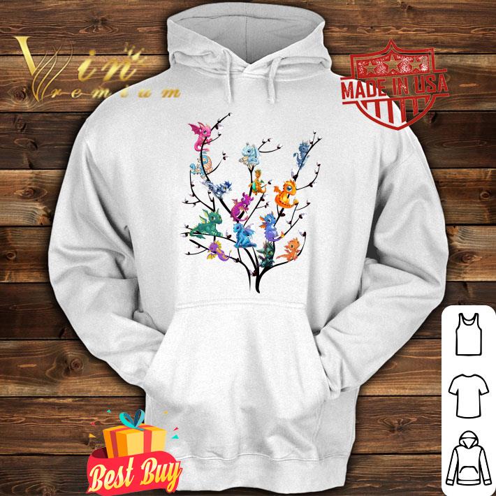 Baby dragon's on tree shirt