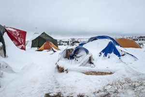 "Fallen Camps at Standing Rock" in early winter of 2016. (Courtesy of Mark Manley)