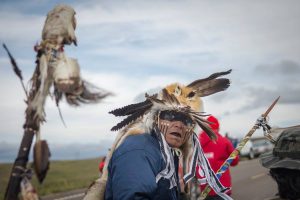 "Veteran's March at Standing Rock" (Courtesy of Mark Manley)