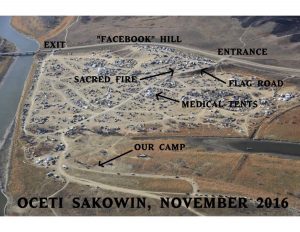 Map of Standing Rock November 2016. (Courtesy of Will Kindler)