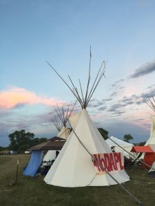 Standing Rock Teepees, September 2016. (Courtesy of Mark Manley) in 