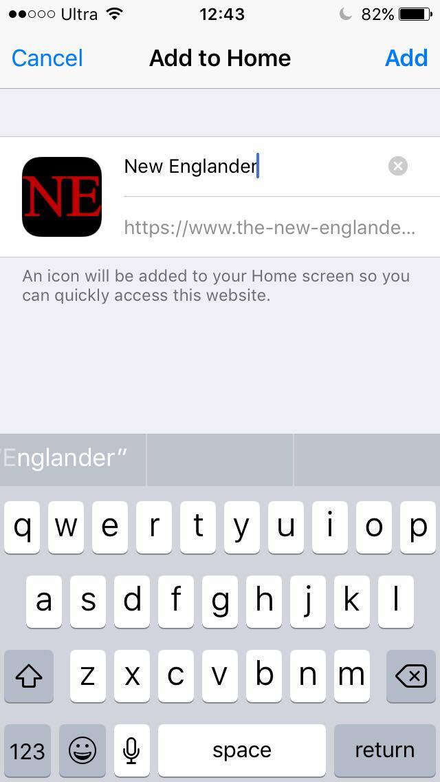 3. rename the website to New Englander or something short