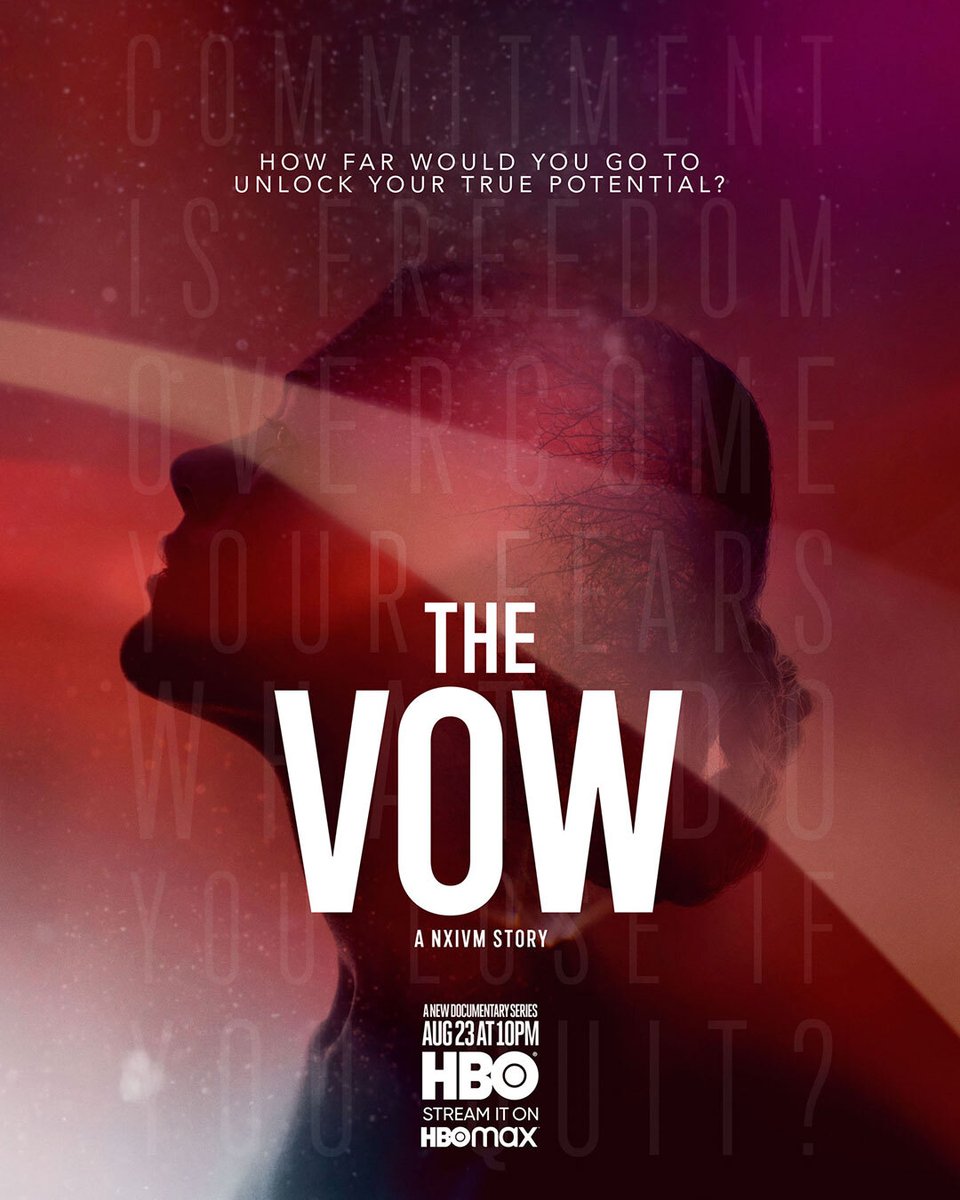 HBO Documentaries on Twitter: "How far would you go to unlock your true potential? #TheVowHBO… "