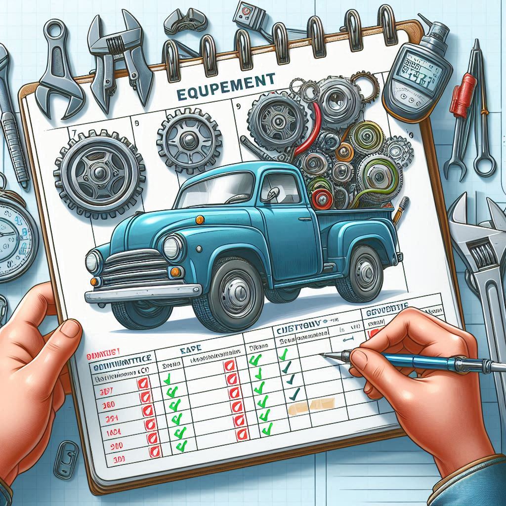 Include regular equipment maintenance in the schedule