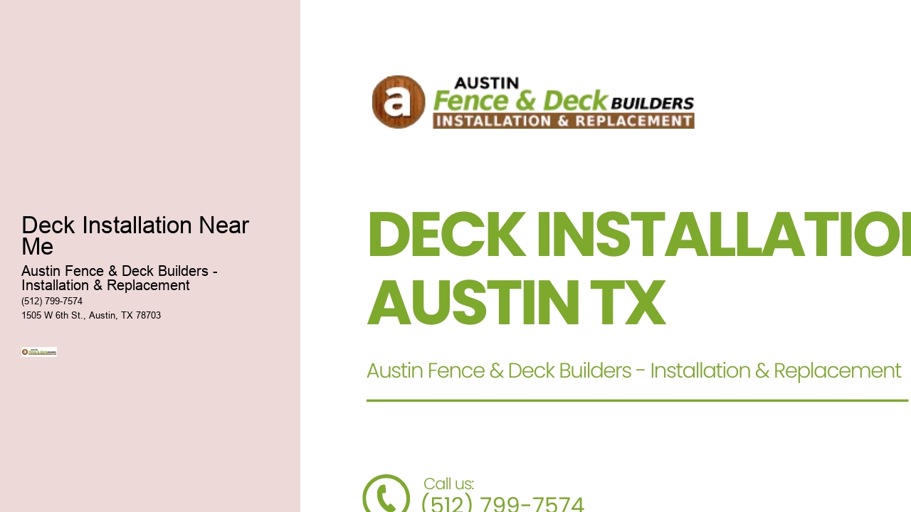 Deck Installation Near Me