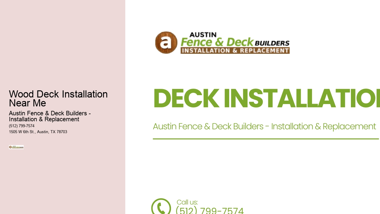 Wood Deck Installation Near Me