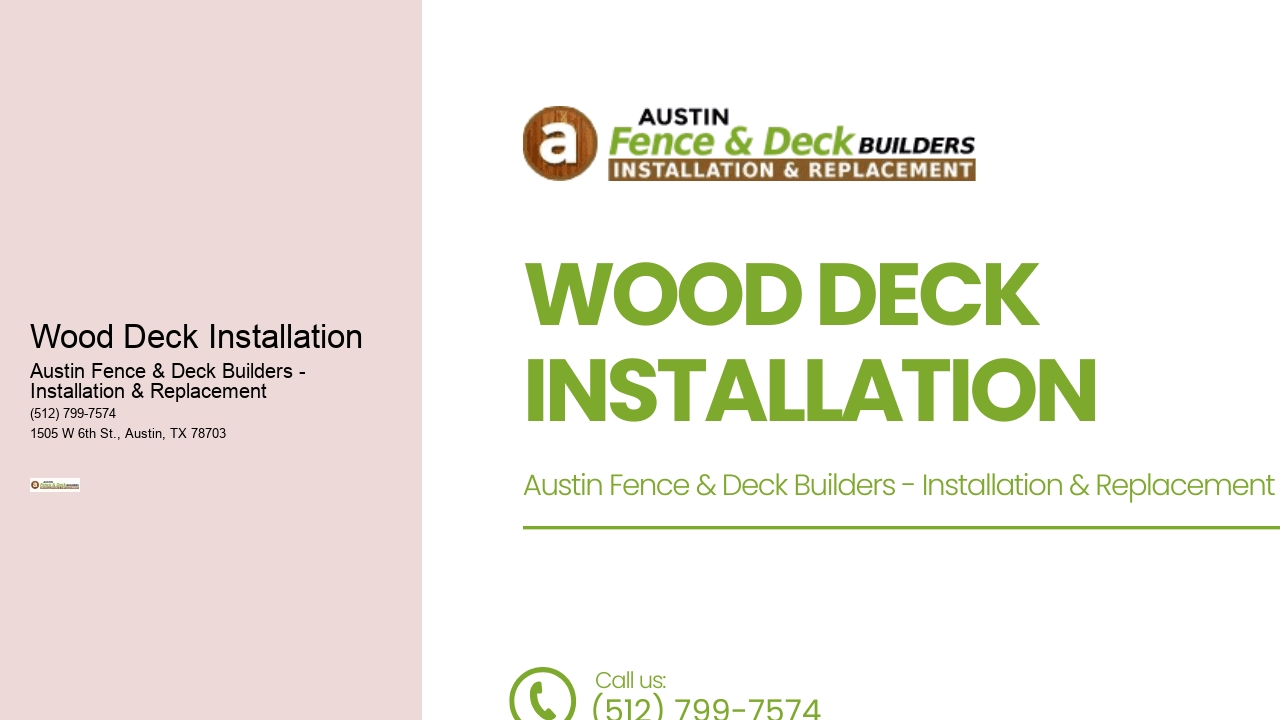 Wood Deck Installation