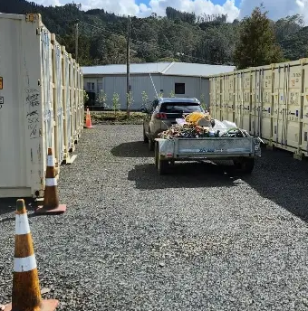 What is a dry storage container?