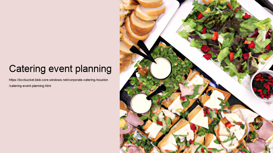 catering event planning