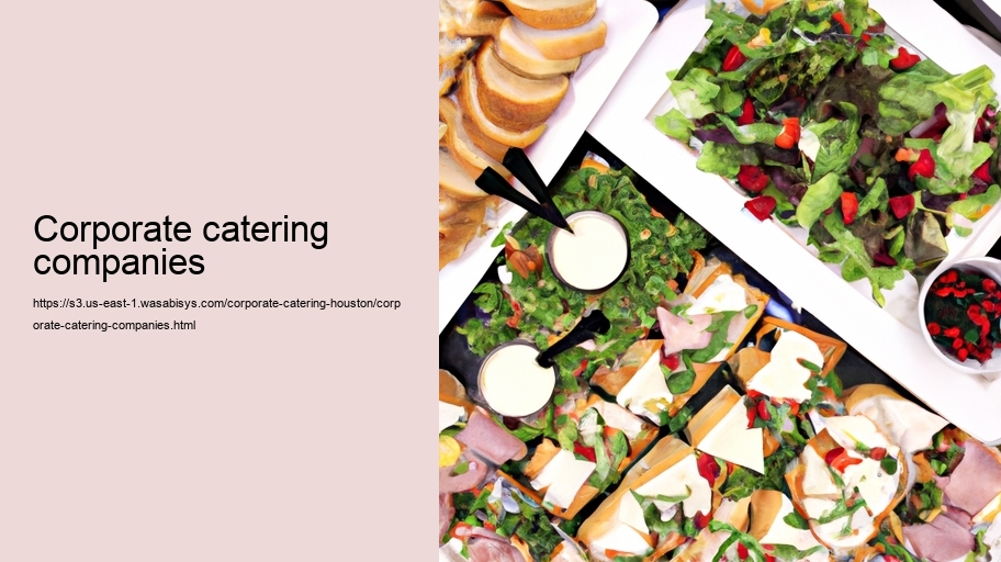 corporate catering companies