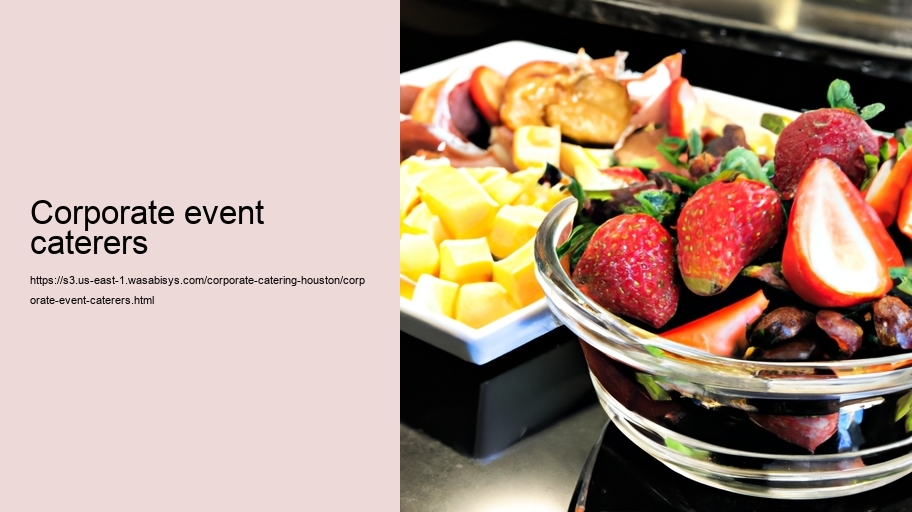 corporate event caterers