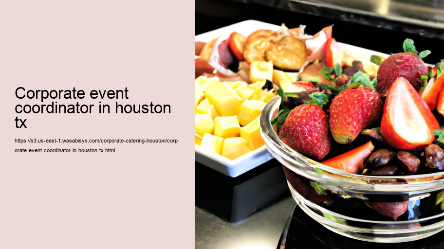 corporate event coordinator in houston tx