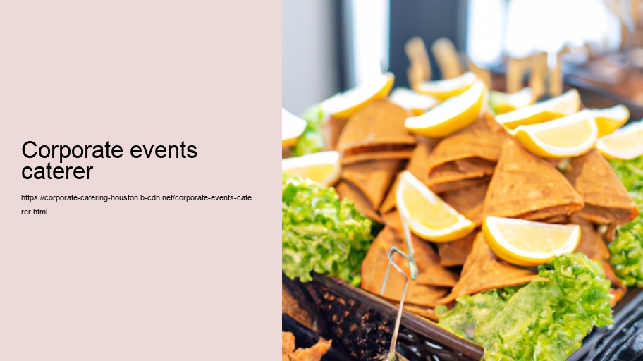 corporate events caterer