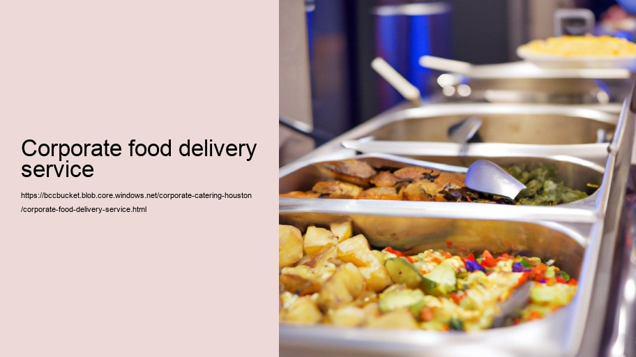 corporate food delivery service