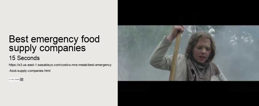 best emergency food supply companies