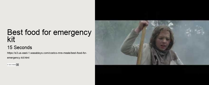 best food for emergency kit