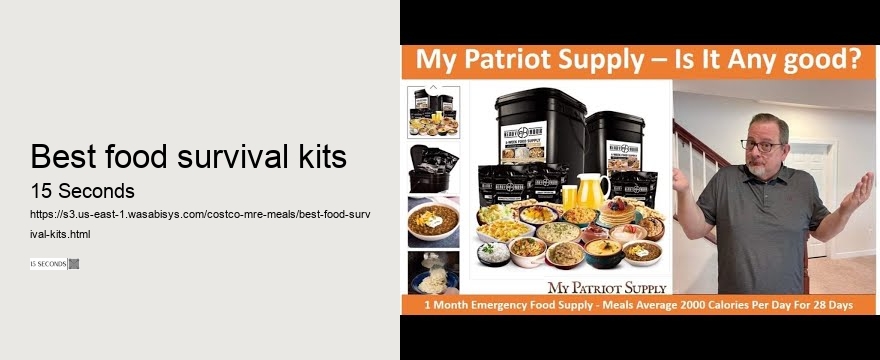 best food survival kits