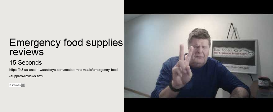 emergency food supplies reviews