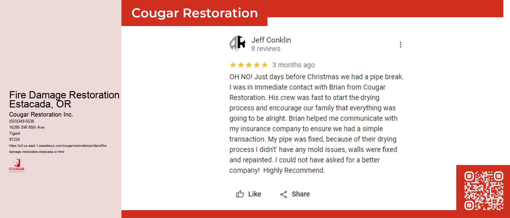 Fire Damage Restoration Estacada, OR