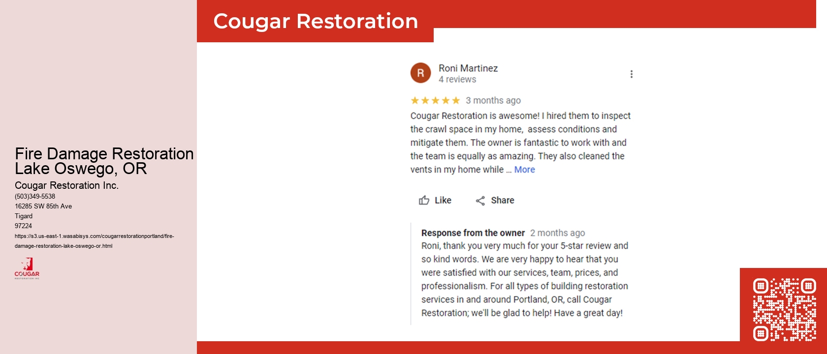 Fire Damage Restoration Lake Oswego, OR