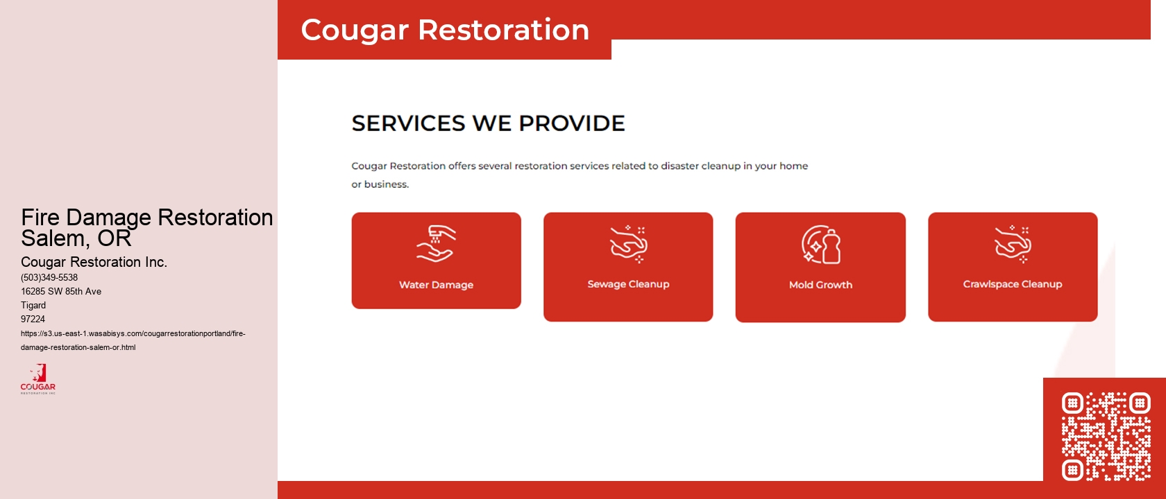 Fire Damage Restoration Salem, OR