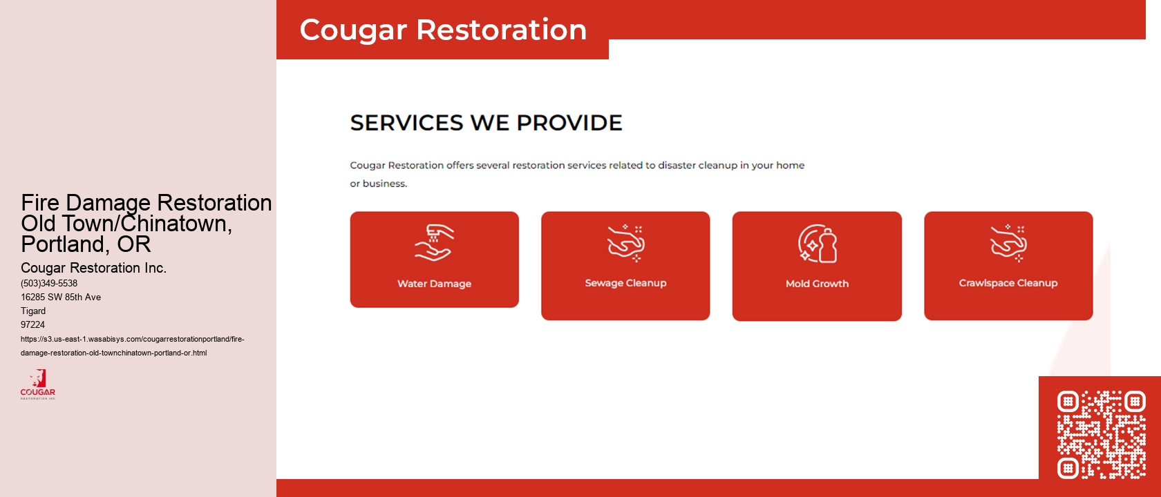 Fire Damage Restoration Old Town/Chinatown, Portland, OR