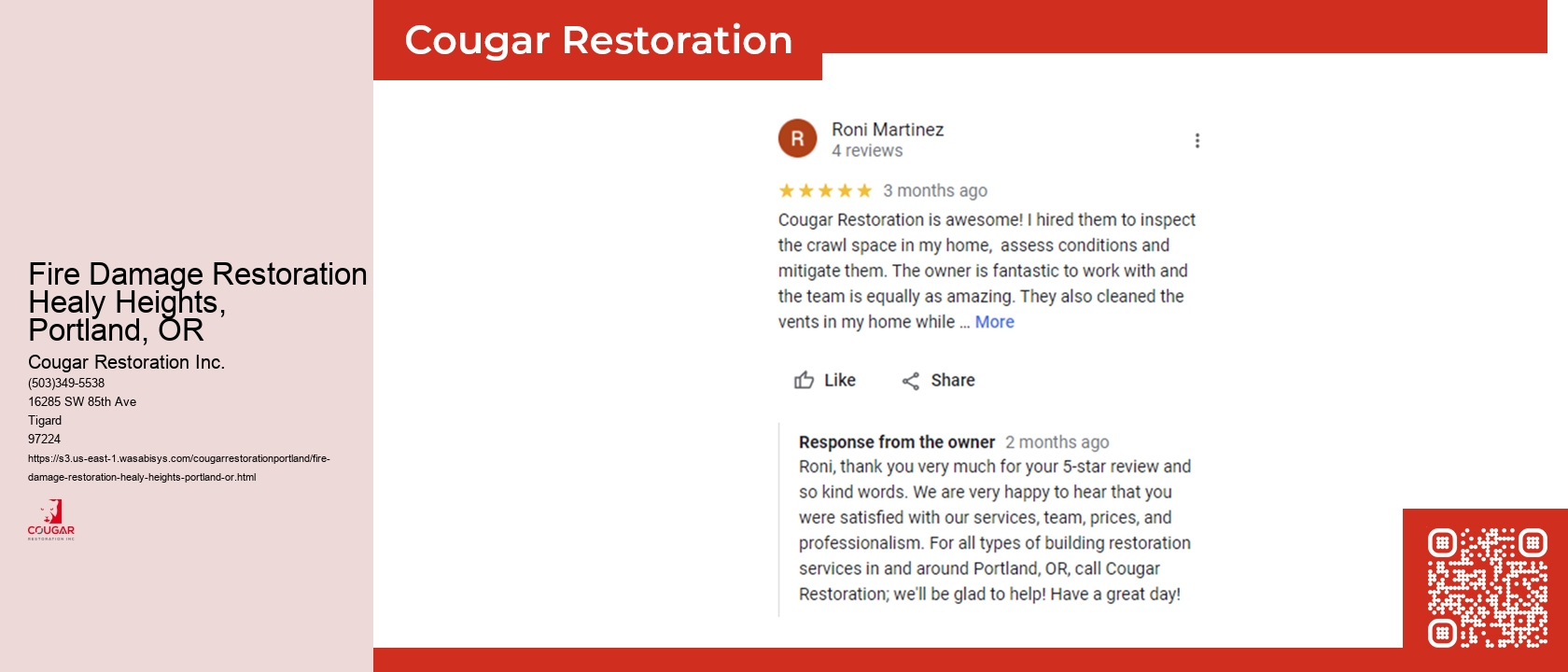 Fire Damage Restoration Healy Heights, Portland, OR