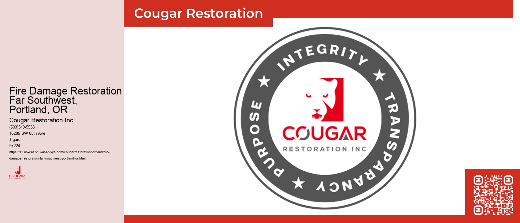 Fire Damage Restoration Far Southwest, Portland, OR