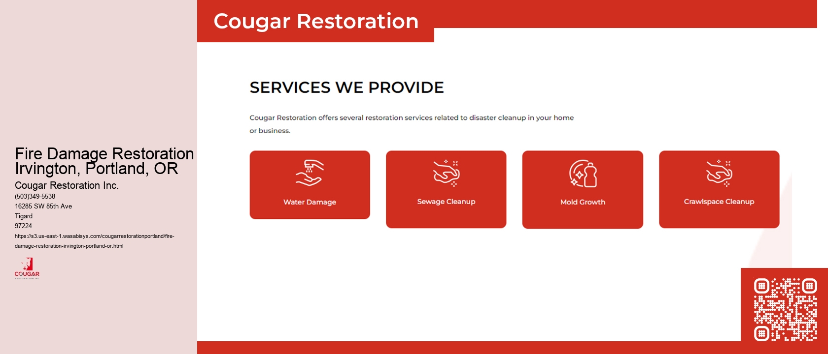 Fire Damage Restoration Irvington, Portland, OR