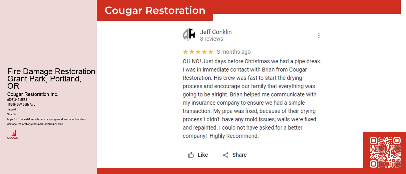 Fire Damage Restoration Grant Park, Portland, OR