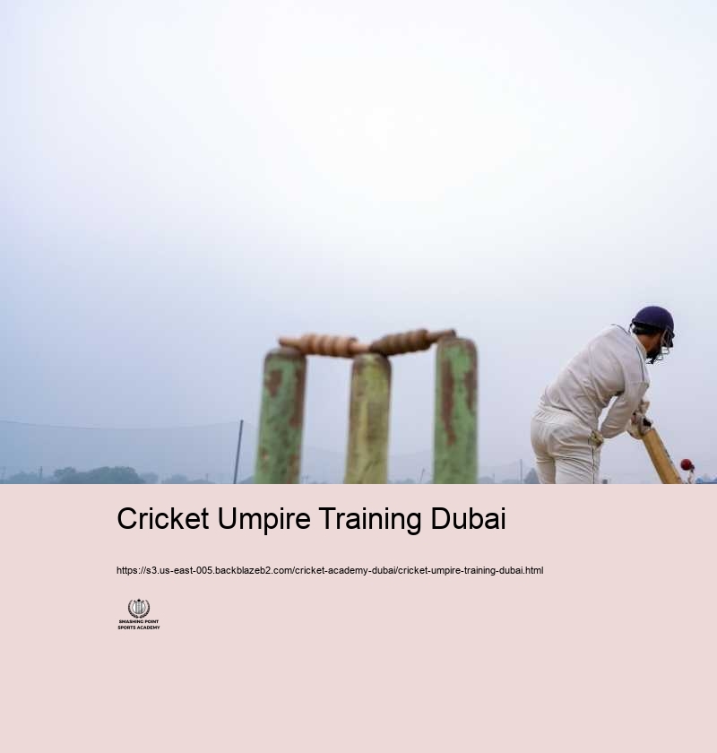 Cricket Umpire Training Dubai