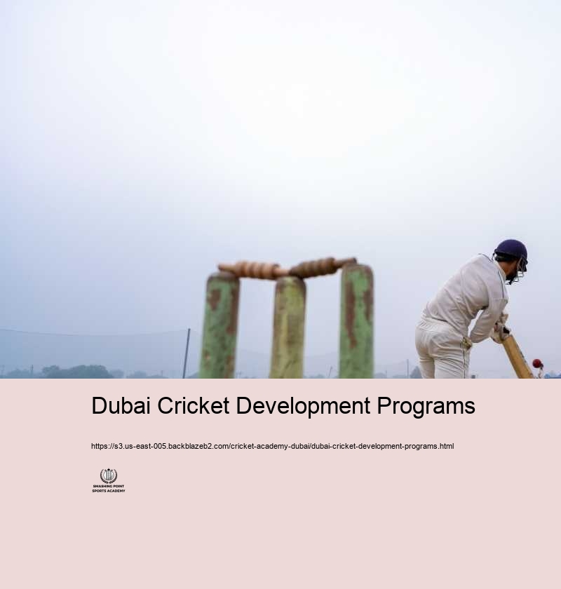 Dubai Cricket Development Programs