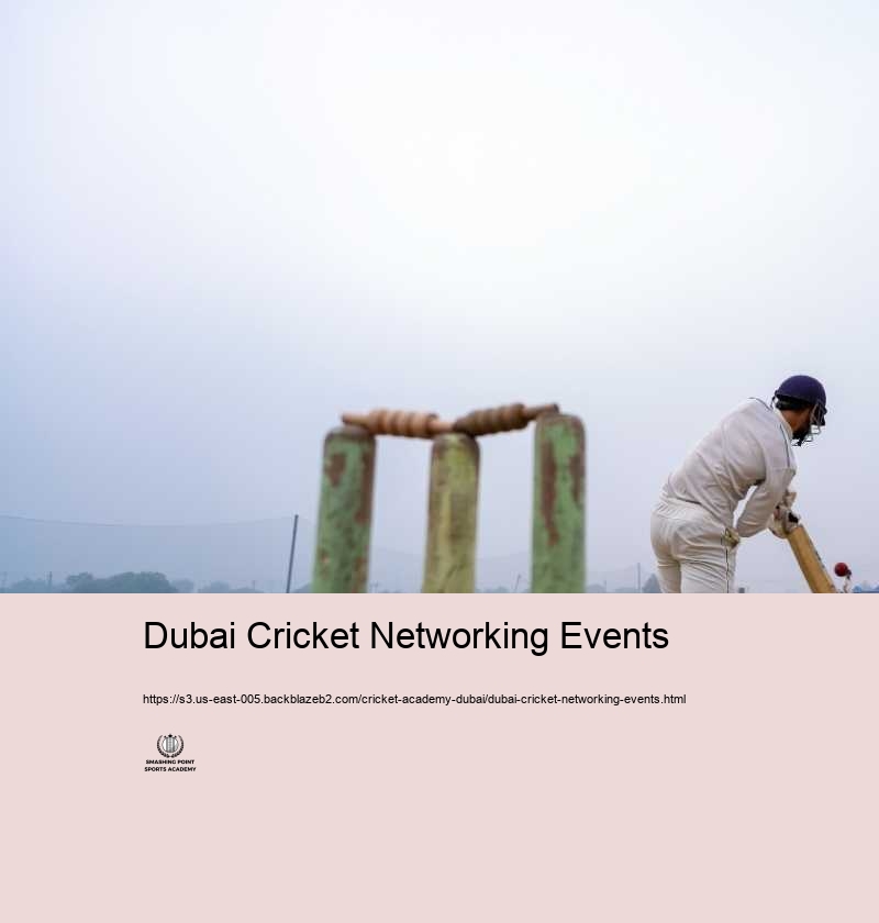 Dubai Cricket Networking Events