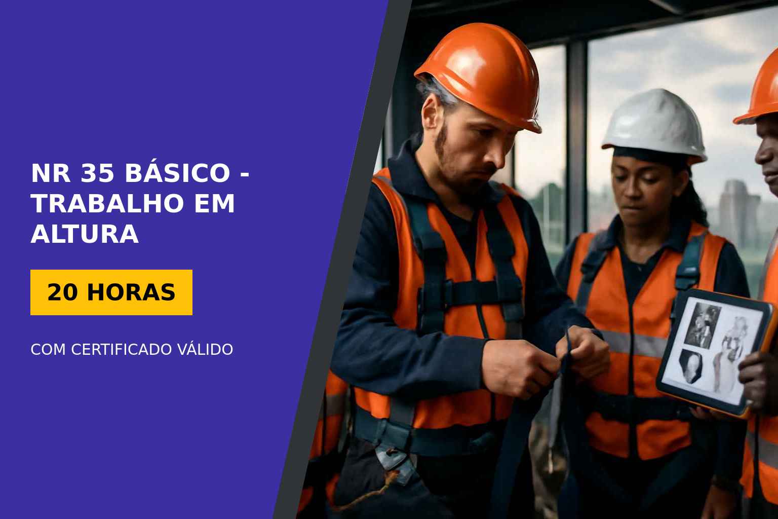curso online gratuito de NR 35 Básico - Trabalho Em Altura