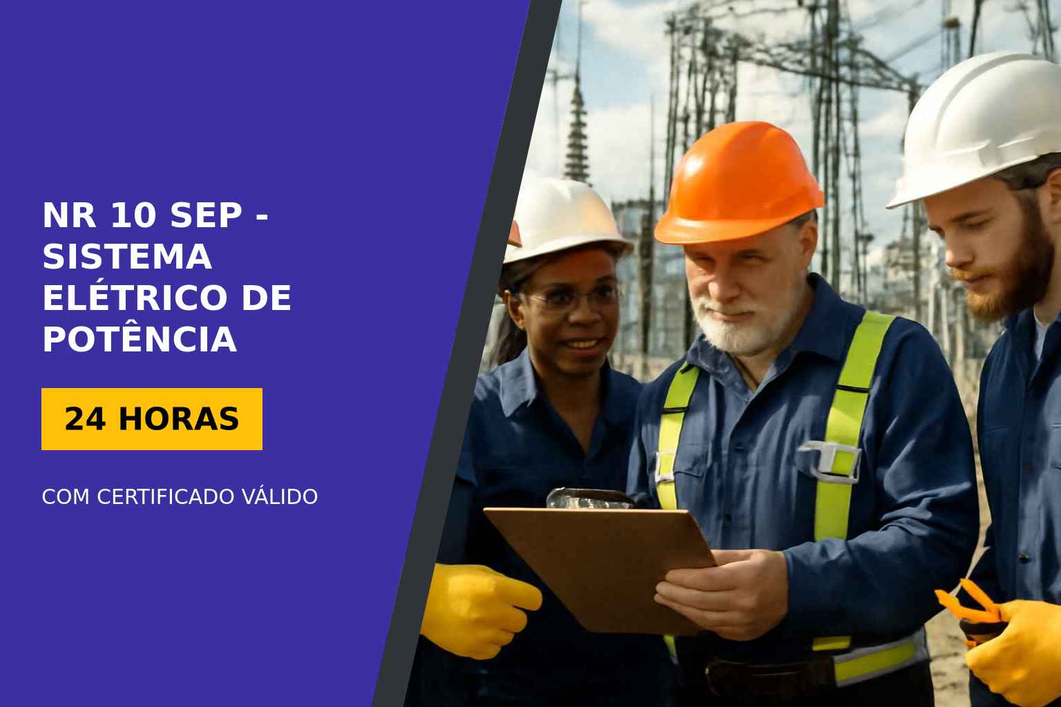 curso online gratuito de NR 10 Sep - Sistema Elétrico De Potência