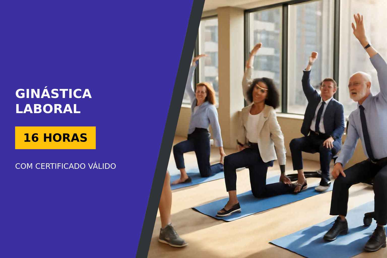curso online gratuito de Ginástica Laboral