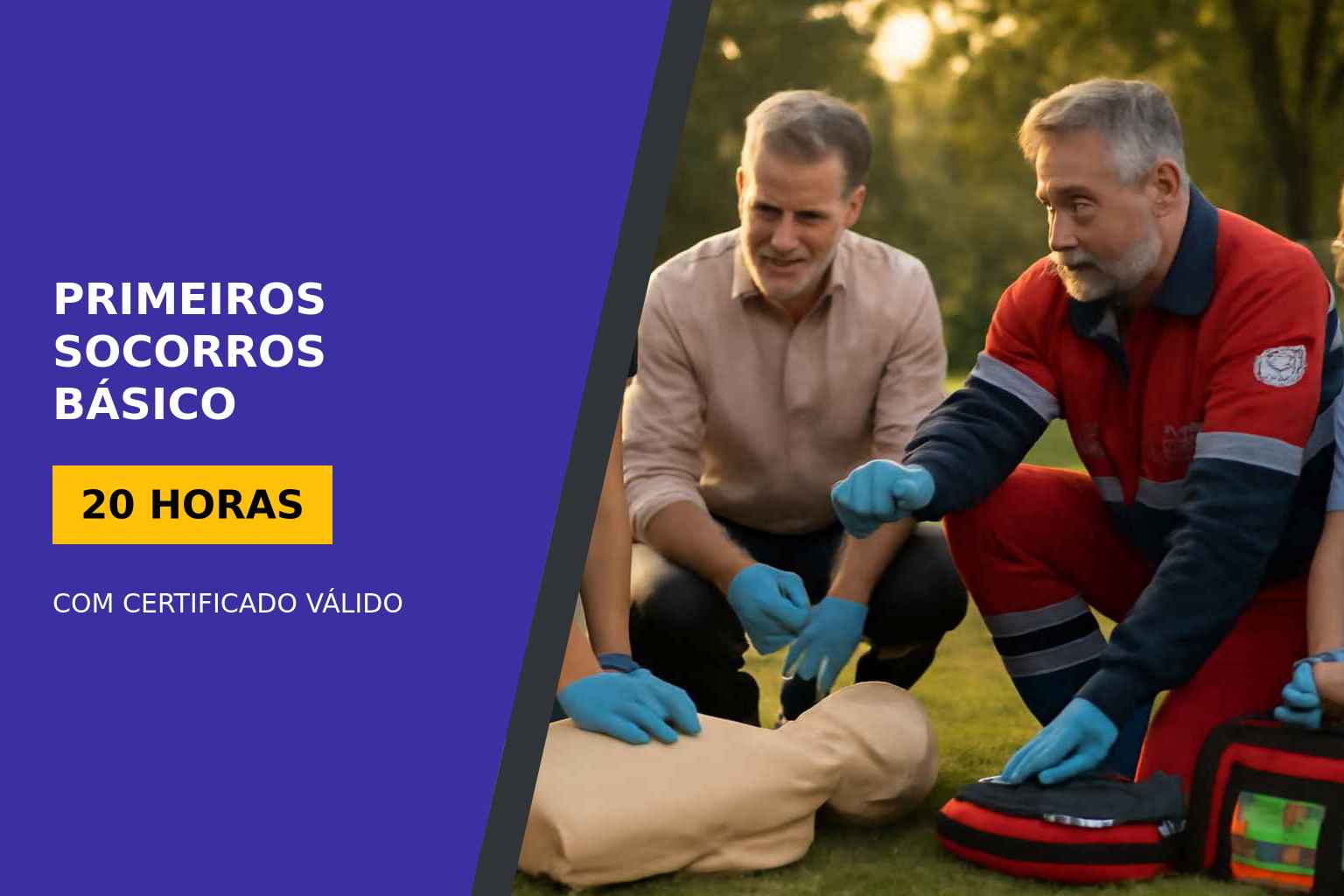 curso online gratuito de Primeiros Socorros Básico
