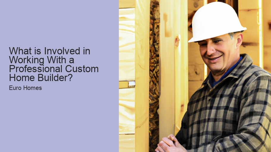 What is Involved in Working With a Professional Custom Home Builder? 