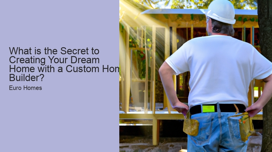 What is the Secret to Creating Your Dream Home with a Custom Home Builder? 